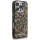 Dėklas Karl Lagerfeld IML Leopard Pattern MagSafe, skirtas iPhone 16 Pro Max - rudas