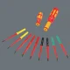 VDE atsuktuvų rinkinys Wera Kraftform Kompakt Safe-Torque Speed Set Basic 1, 11 dalių
