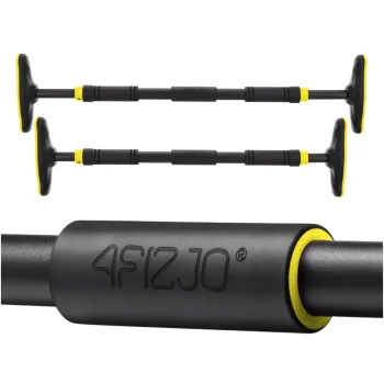 4Fizjo ULTRA Adjustable Doorway Pull-Up Bar 66-100 cm, Black/Yellow