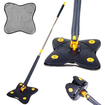 Flat Rotating Floor Mop with Wringer
