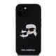 Karl Lagerfeld Silicone Karl & Choupette MagSafe dėklas iPhone 15, juodas