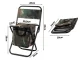 Folding Camping and Fishing Chair with Bag, Camouflage