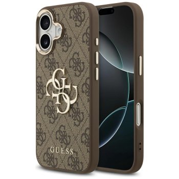 Guess dėklas iPhone 17 telefonui, ruda spalva