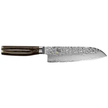 Santoku peilis Kai Shun Premier Tim Mälzer, 18 cm, rudas / sidabrinis