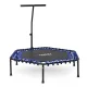 Neo-Sport fitneso batutas su rankena, 127 cm, mėlynas