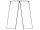 Magnetinis tinklelis nuo uodų durims 85x210 cm, juodas