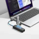 Orico PW3UR25-U3 USB šakotuvas (3x USB-A 3.0, 1x RJ45 2.5G), 0.5m, juodas