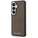 Karl Lagerfeld Embossed Ring MagSafe Case for Samsung Galaxy S26 - Brown