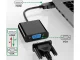 HDMI į VGA adapteris, 1080p, juodas