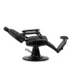 Barber Chair Gabbiano Francesco Black with Black Base