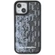 Karl Lagerfeld Liquide Glitter Monogram Gradient iPhone 15 dėklas, juodas
