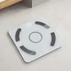 Analitinės vonios svarstyklės su Bluetooth, stiklas, 180 kg, baltos