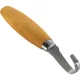 Drožinėjimo peilis Morakniv Hook Knife šaukštams, 55 mm geležtė, rudas