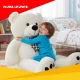 Didelis pliušinis meškinas Kruzzel 25925, 180 cm, kreminis
