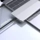 Dudao L9C Max USB-C į USB-C laidas 240W PD 1.2m, juodas