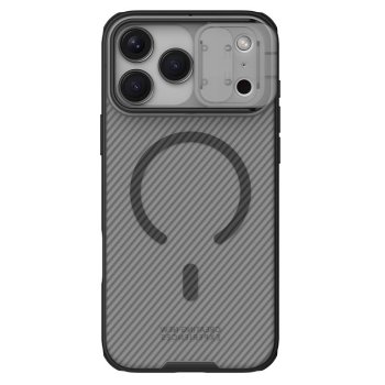 Nillkin CamShield Pro Magnetic Case for iPhone 17 Pro Max, Transparent Black