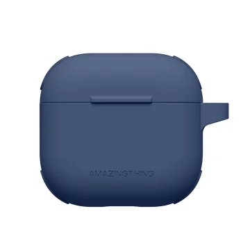 AmazingThing Omni dėklas AirPods 4 ausinėms, TPU, tamsiai mėlynas
