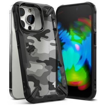 Apsauginis dėklas Apple iPhone 14 Pro, Ringke Fusion Matte, Camo