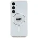 Karl Lagerfeld Button Karl Head MagSafe dėklas Samsung Galaxy S25, baltas