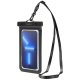Spigen A601 Universal Waterproof Case vandeniui atsparus dėklas (2 vnt.), juodas