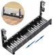Adjustable Under Desk Cable Management Organizer, Black