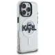 Karl Lagerfeld IML Karl Sketch Logo MagSafe dėklas iPhone 16 Pro Max, skaidrus
