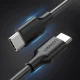 Ugreen US286 USB-C į USB-C laidas PD QC 3A 2m juodas