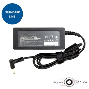 Extra Digital įkroviklis ASUS nešiojamam kompiuteriui, 65W, 19V, 3.42A (4.5x3.0mm)