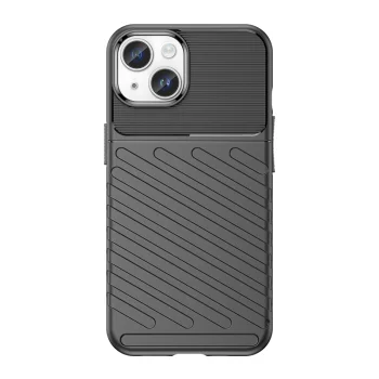 Armored iPhone 15 Plus Thunder Case, Black