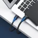 Ugreen USB-A į USB-A laidas USB 2.0 (US128), 1 m, juodas