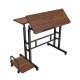 Maclean Mobilus ergonomiškas stalas, juodas, 80x60cm, MC-124 B