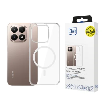 Dėklas 3mk Armor MagCase skirtas Xiaomi 15T 5G, skaidrus
