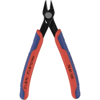 KNIPEX Electronic Super Knips 78 81 125 tiksliosios šoninės kirpimo replės, 125 mm