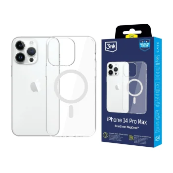 3mk EverClear MagPhone Case Cover Apple iPhone 14 Pro Max - Transparent