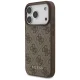 Guess 4G Classic dėklas skirtas iPhone 17 Pro / 18 Pro, rudas