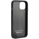 Audi Genuine Leather dėklas iPhone 14 6.1\", juodas