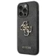 Dėklas iPhone 14 Pro telefonui Guess 4G Big Metal Logo, pilkas