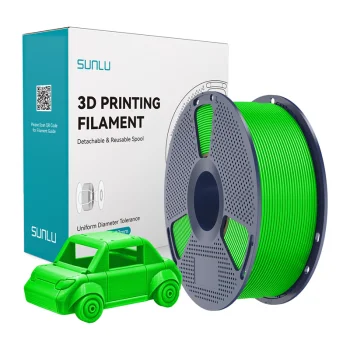 Sunlu PETG 3D spausdintuvo plastikas, žalias