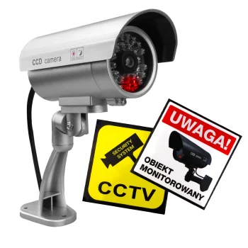 Centrumelektroniki IR9000S Dummy Security Camera with IR LED Imitation, Silver