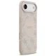 Guess 4G Circle Classic Logo MagSafe dėklas, skirtas iPhone Air, rožinis
