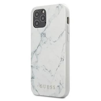 Guess GUHCP12LPCUMAWH iPhone 12 Pro Max 6,7\"  white hardcase Marble