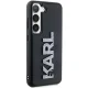 Karl Lagerfeld Samsung Galaxy S24 Case 3D Rubber Glitter Logo, Black