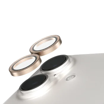 SAFE by PanzerGlass iPhone 16 6.1" / 16 Plus 6.7" Lens Protector gold/glitter gold SAFE95894