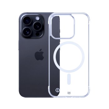 3mk Just20g MagCase dėklas iPhone 14 Pro telefonui, skaidrus