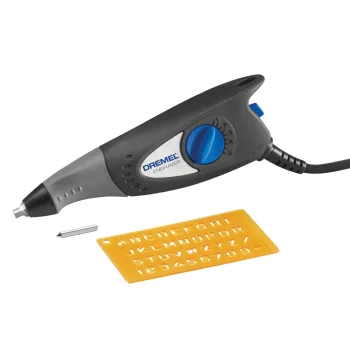 Graviravimo įrankis Dremel 290-1, 35 W, su karbido antgaliu ir šablonu
