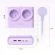 Orico PDC25 25W 6in1 maitinimo ilgintuvas 2x AC 2x USB-A 2x USB-C, violetinis