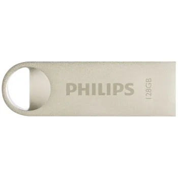 USB atmintinė Philips Moon 128 GB, USB 2.0, Vintage Silver