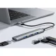 USB Hub 4-Port 3.0/2.0 Aluminium Body, Grey