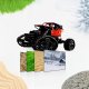Valdomas visureigis 2-in-1 4x4, su ratais ir vikšrais, Raudonas