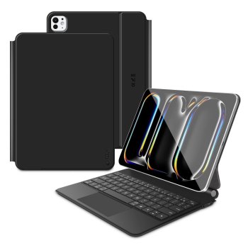 Tech-Protect SmartCase Magnetic dėklas iPad Pro 11" (2024), juodas